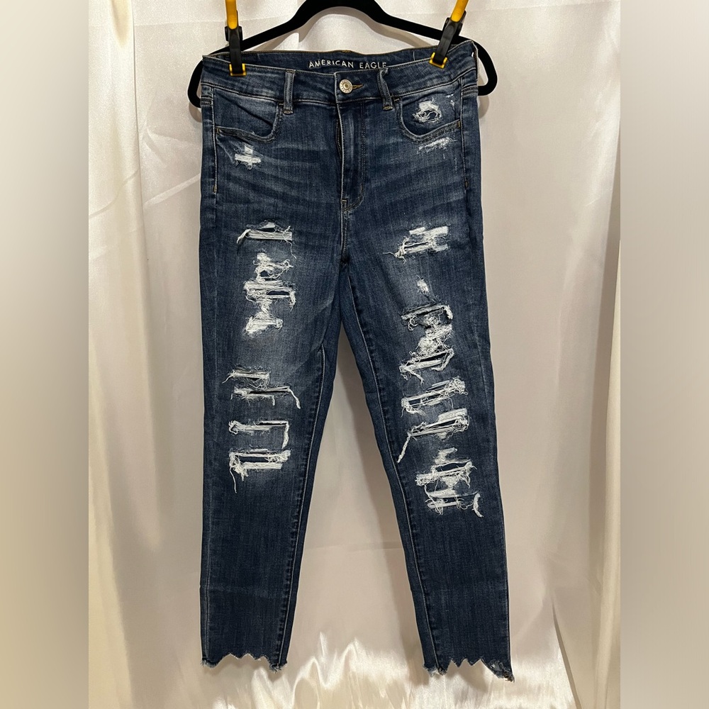 American Eagle sz10, Great Condition, NE(X)T Level Stretch, HI-Rise Jegging Crop